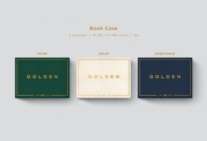 JUNG KOOK (BTS) - GOLDEN (3 VERSIONS).