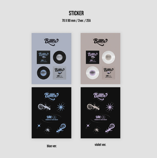 Billlie - 1st Single Album side-B Memoirs of echo unseen POCAALBUM Version (2 Versions).