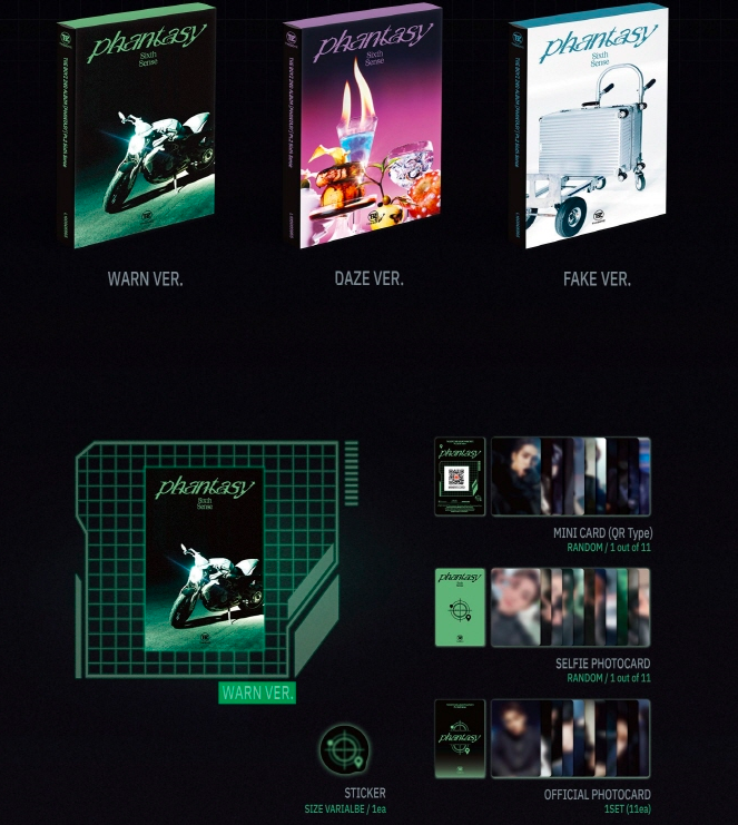THE BOYZ 2nd Album Phantasy Part 2 Sixth Sense Platform Version (3 Versions).