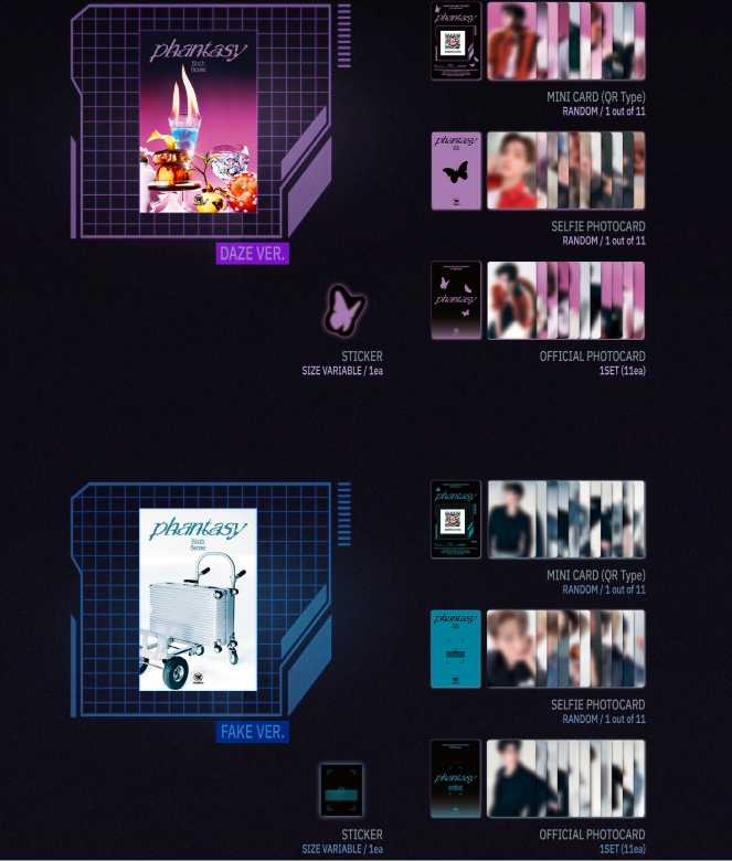 THE BOYZ 2nd Album Phantasy Part 2 Sixth Sense Platform Version (3 Versions).