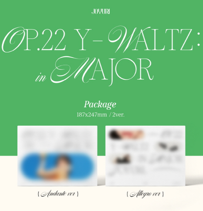 Jo YuRi (JoYuRi) - 1st Mini Album Op.22 Y-Waltz : in Major (2 VERSIONS)