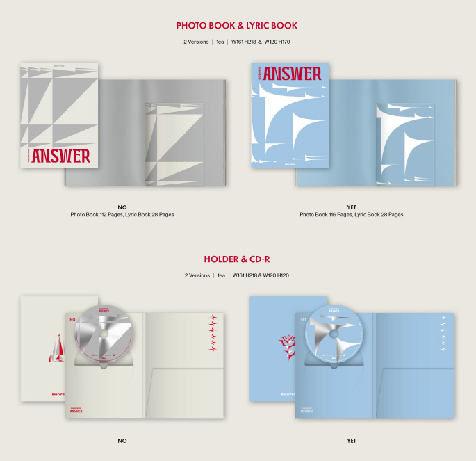 ENHYPEN DIMENSION ANSWER (2 Versions).