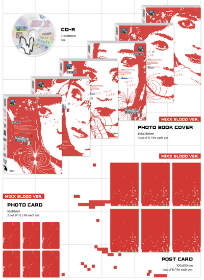 NMIXX Fe3O4: BREAK 12 Versions (6 Square One, 6 Mixx Blood)(Random).