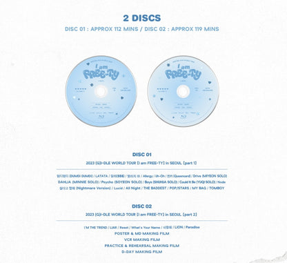 (G)I-DLE 2023 (G)I-DLE World Tour I am Free-ty in Seoul Blu-ray