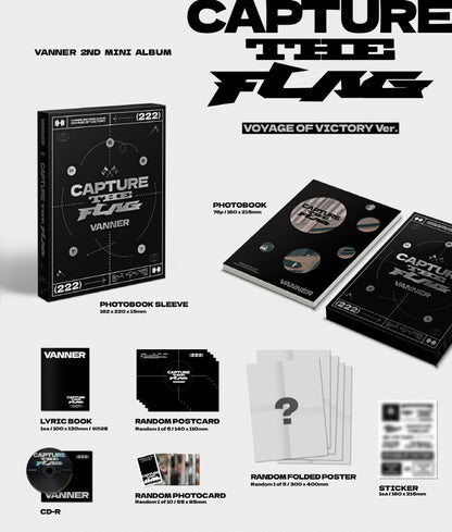 VANNER - 2nd Mini Album Capture The Flag (3 Versions) Random