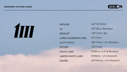 Mamamoo 12th Mini Album MIC ON Main version.
