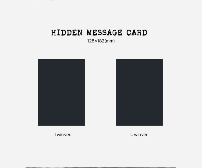 IU 6th Mini Album The Winning (2 Versions).