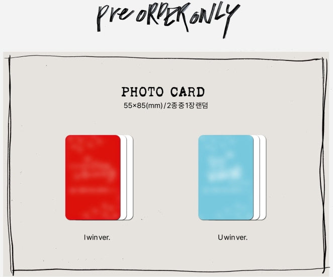 IU 6th Mini Album The Winning (2 Versions).