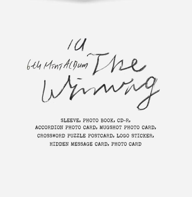IU 6th Mini Album The Winning (2 Versions).
