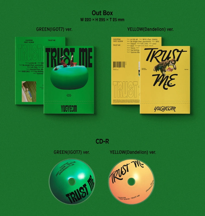 YuGyeom (GOT7) - 1st Album Trust Me (2 Versions) Random.