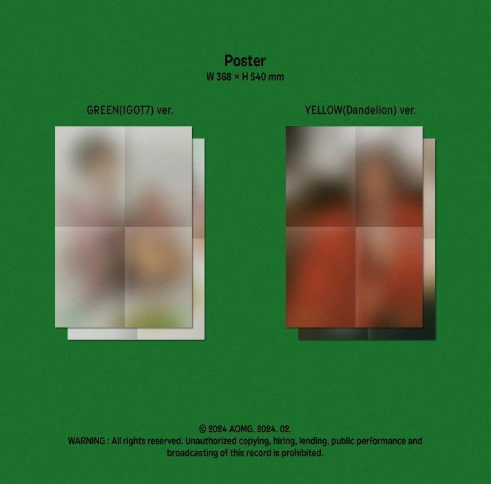 YuGyeom (GOT7) - 1st Album Trust Me (2 Versions) Random.