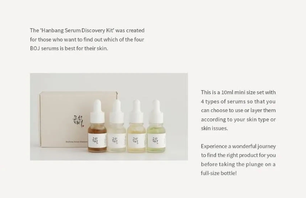 Beauty of Joseon - Hanbang Serum Discovery Kit (Revive Serum) - Set of 4.