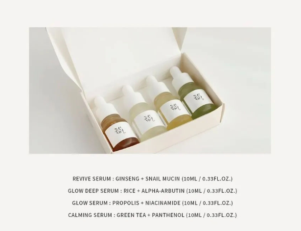 Beauty of Joseon - Hanbang Serum Discovery Kit (Revive Serum) - Set of 4.