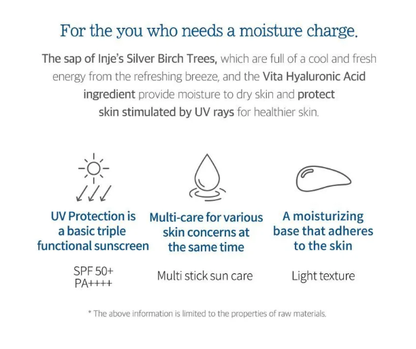Round Lab - Birch Juice Moisturizing Sun Stick 19g.