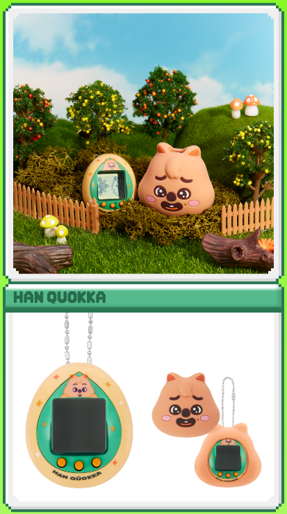 (PRE-ORDER 2025-06-30) Stray Kids - SKZOO Tamagotchi & Case Set (8 Versions).