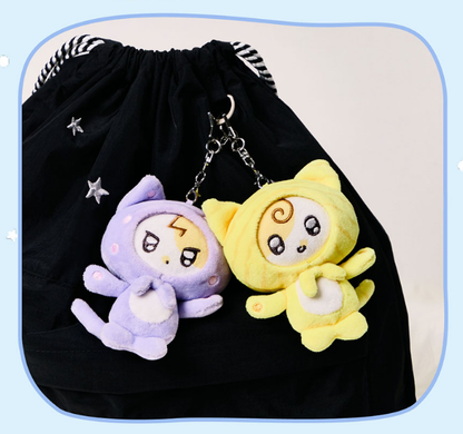 (PRE-ORDER 2025-11-17) IU - 2025 IU POP-UP STORE [Found at Eight] & [A Flower Bookmark, Pt. 3] Official MD - 10cm Doll Keyring (2 Versions)