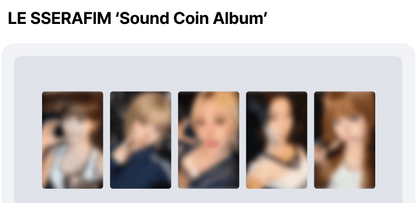 LE SSERAFIM - 3rd Mini Album [EASY] Sound Coin Version (POB Option available)