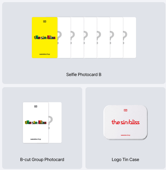 (PRE-ORDER 2026-08-21) ENHYPEN - 8th Mini Album [the sin : bliss] ENGENE Version (7 Versions) Random 1ea (Weverse Shop POB Included)