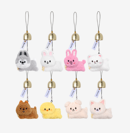 (PRE-ORDER 2026-11-16) Stray Kids - [Stray Kids World Tour <RUN IT SEOUL> Merch] SKZOO PLUSH DOOR BELL KEYRING - RUN IT (POB Included Based on Order Amount)
