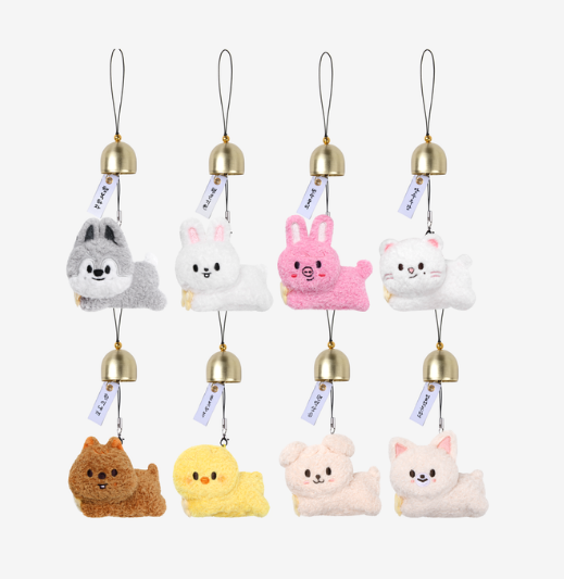 (PRE-ORDER 2026-11-16) Stray Kids - [Stray Kids World Tour <RUN IT SEOUL> Merch] SKZOO PLUSH DOOR BELL KEYRING - RUN IT (POB Included Based on Order Amount)