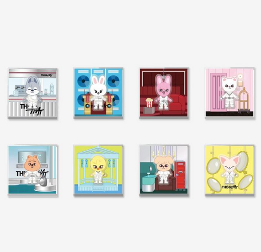 (PRE-ORDER 2026-11-09) Stray Kids - [THIS & THAT POP-UP Store] SKZOO SPINNING MAGNET (8 Versions)(POB Included Based on Order Amount)
