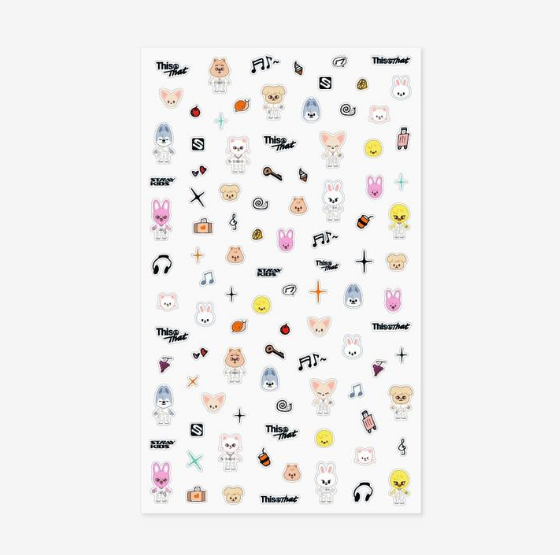 (PRE-ORDER 2026-11-09) Stray Kids - [THIS & THAT POP-UP Store] SKZOO MICRO STICKER (POB Included Based on Order Amount)