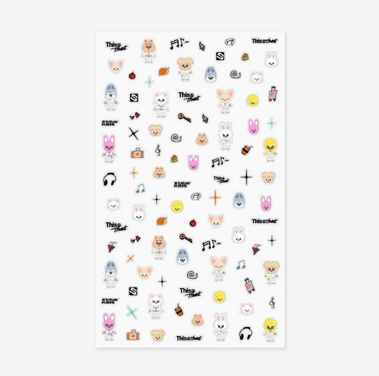 (PRE-ORDER 2026-11-09) Stray Kids - [THIS & THAT POP-UP Store] SKZOO MICRO STICKER (POB Included Based on Order Amount)