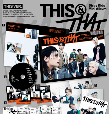 Stray Kids - [THIS & THAT] Standard Version (2 Versions)(🎁 POB Option available)