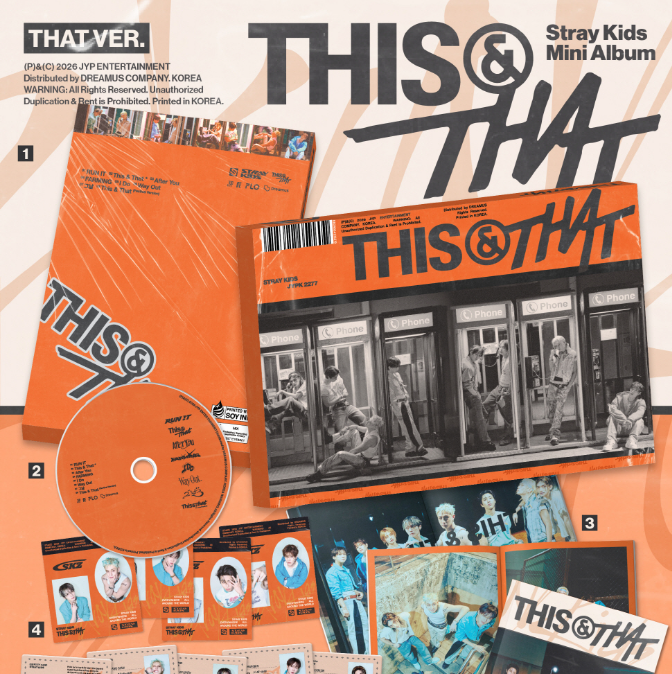 Stray Kids - [THIS & THAT] Standard Version (2 Versions)(🎁 POB Option available)