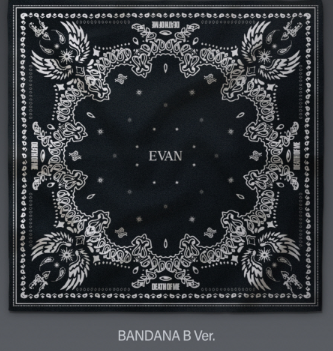 EVAN 에반 - 1st Mini Album [DEATH OF ME] BANDANA Version (2 Versions)