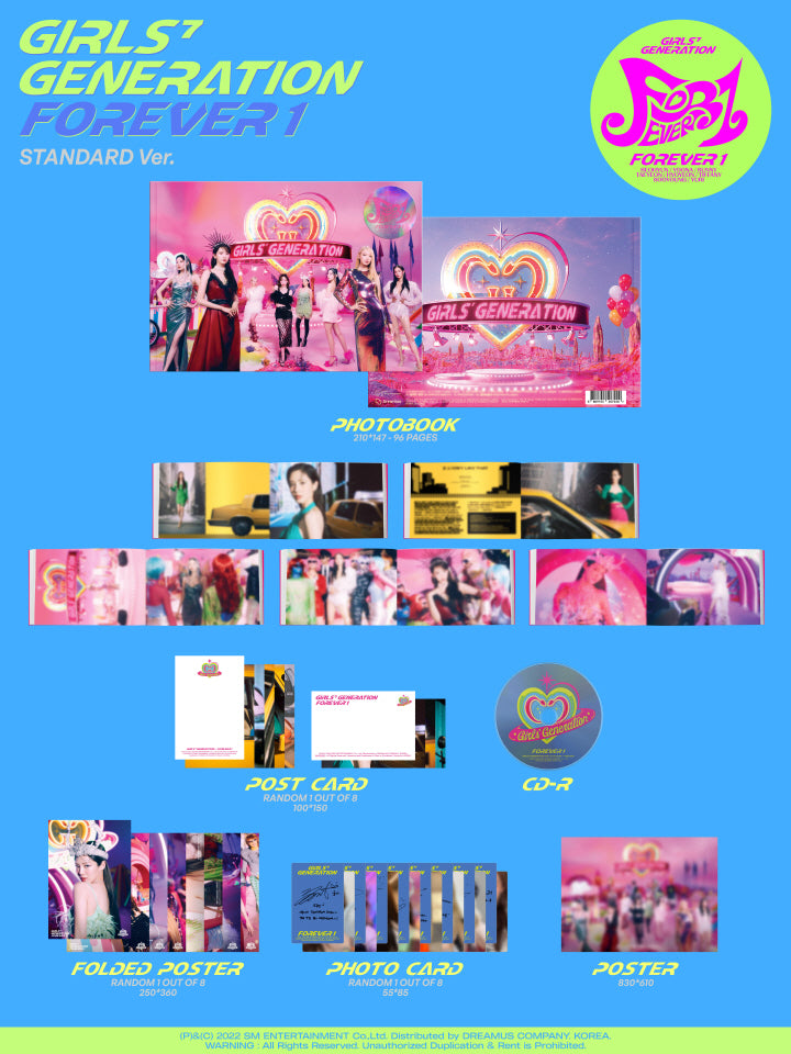 Girls' Generation 7th Album Forever 1 Standard Version. – K-Towns