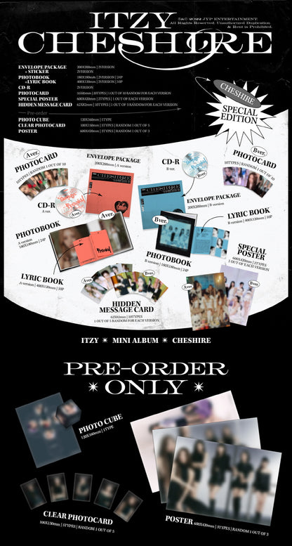 ITZY CHESHIRE SPECIAL EDITION (2 Versions).
