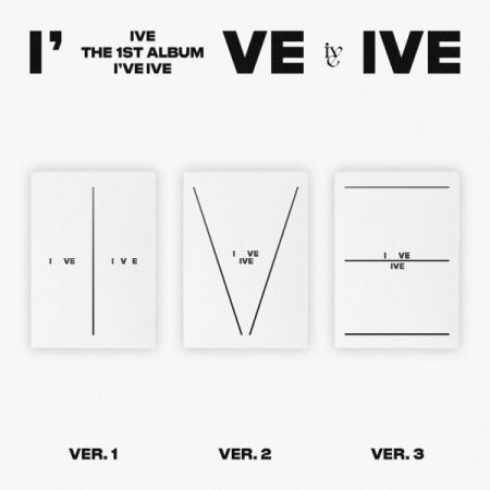 IVE 1st Album I've IVE (3 Versions).