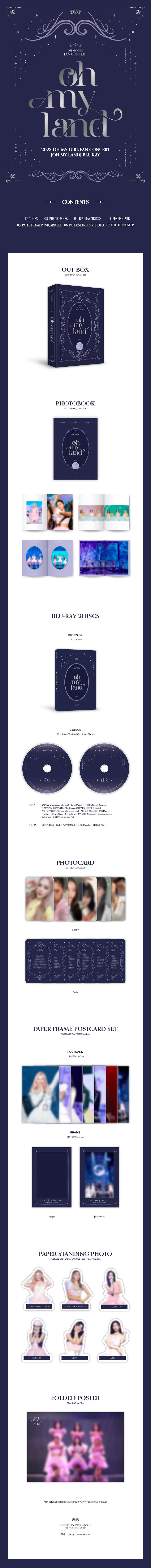 Oh My Girl 2023 Oh My Girl Fan Concert Oh My Land Blu-Ray