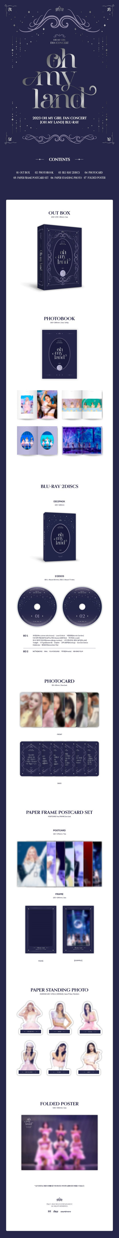 Oh My Girl 2023 Oh My Girl Fan Concert Oh My Land Blu-Ray