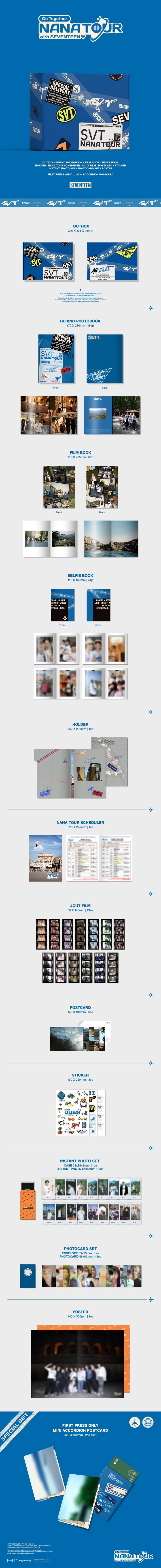 Seventeen NANA Tour with Seventeen 2024 Moment Package