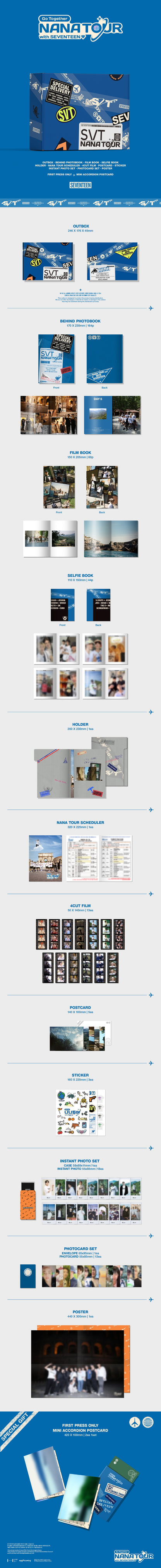 Seventeen NANA Tour with Seventeen 2024 Moment Package