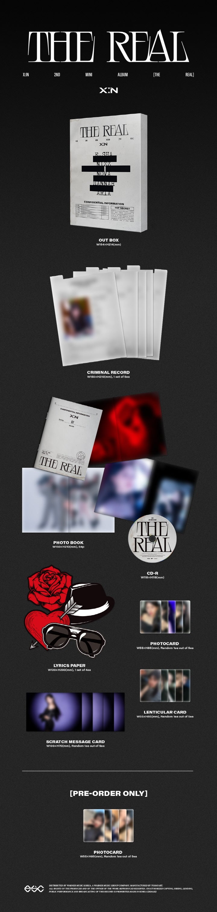 X:IN 2nd Mini Album The Real.