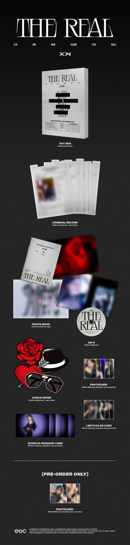 X:IN 2nd Mini Album The Real.