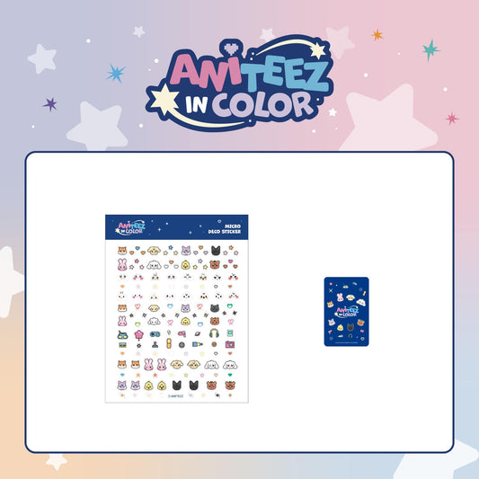(PRE-ORDER 2026-08-15) ATEEZ x ANITEEZ - POP-UP STORE MD [ANITEEZ IN COLOR] MICRO DECO STICKER (POB Included Based on Order Amount)