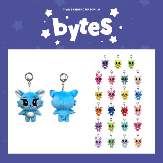 (PRE-ORDER 2026-11-15) tripleS - Official Character [byteS] PLUSH KEYRING (24 Versions)