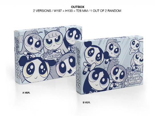 NewJeans 2ND EP ALBUM, Get Up, The POWERPUFF GIRLS X NJ Box version, Random.