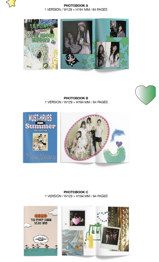 NewJeans 2ND EP ALBUM, Get Up, The POWERPUFF GIRLS X NJ Box version, Random.