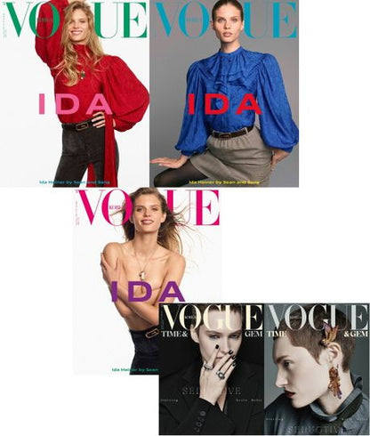 (PRE-ORDER 2025-11-10) VOGUE Magazine 2025.11 (ATEEZ Wooyoung, Kiss of Life Julie & Natty, Wi Ha-Joon, Chungha).