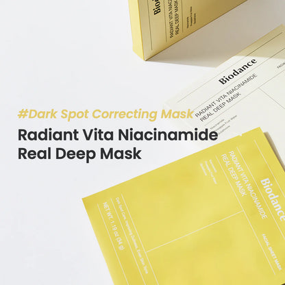 Biodance - Radiant Vita Niacinamide Real Deep Mask Set (4 ea)