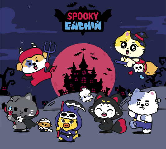 (PRE-ORDER 2026-10-15) ENHYPEN - [SPOOKY ENCHIN] Spooky Keyring (6 Versions)