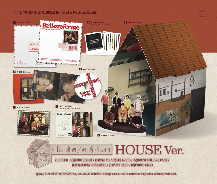NCT 127 Winter Special Single Album - Be there for me - House version.