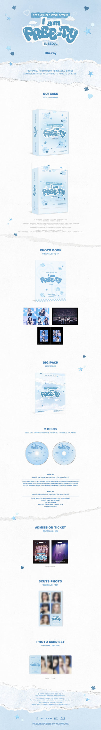 (G)I-DLE 2023 (G)I-DLE World Tour I am Free-ty in Seoul Blu-ray