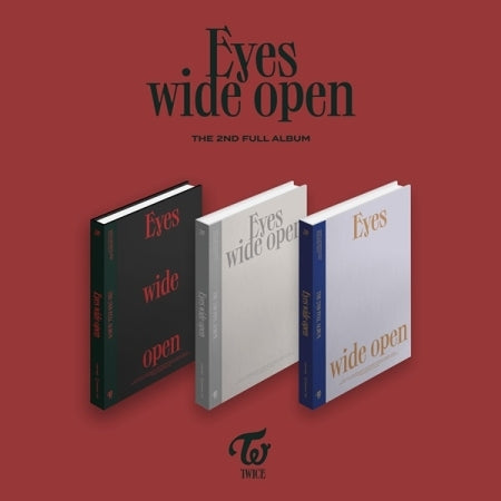 TWICE - 2nd Album EYES WIDE OPEN (3 Versions).