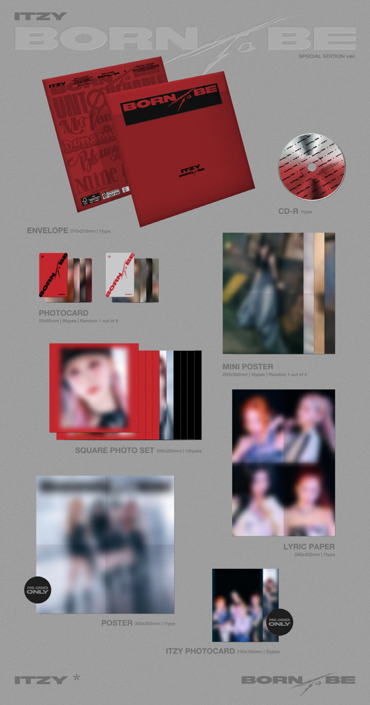 ITZY Born To Be Untouchable Version Special Edition.